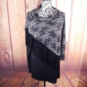 Calessa Asymmetric Tunic Blouse